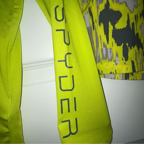 Spyder Swim Long Sleeve Shirt Pull On Elastic Waist Trunk Shorts - Picture 2 of 7